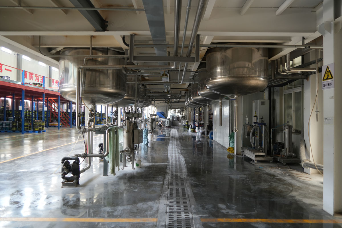 Tinta industrial Linha de produção